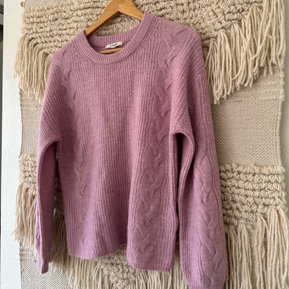 Splendid Lilac Natalia Maternity Sweater - Picture 2 of 6